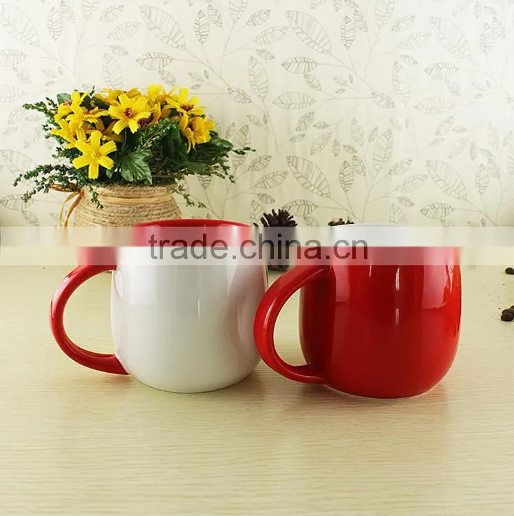 Hot sales red and white couple creamic Mug