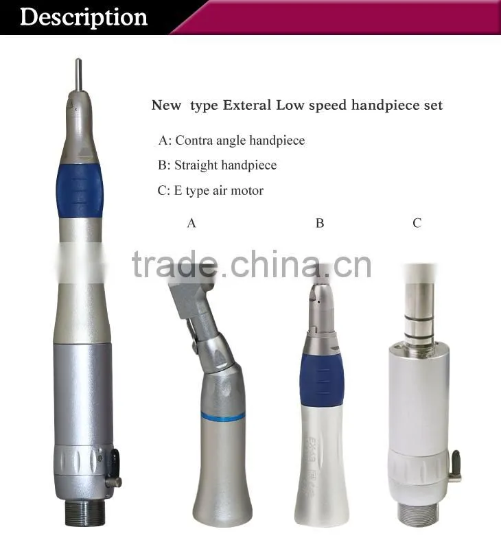 Inner Spray Dental slow handpiece type air turine hanpiece