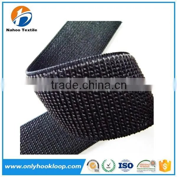 Elastic hook and loop strap, Customized elastic un-napped loop band