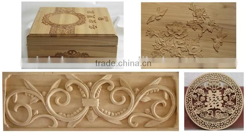 multifunction 3D Artcam vacuum worktable MDF wood furniture cnc router