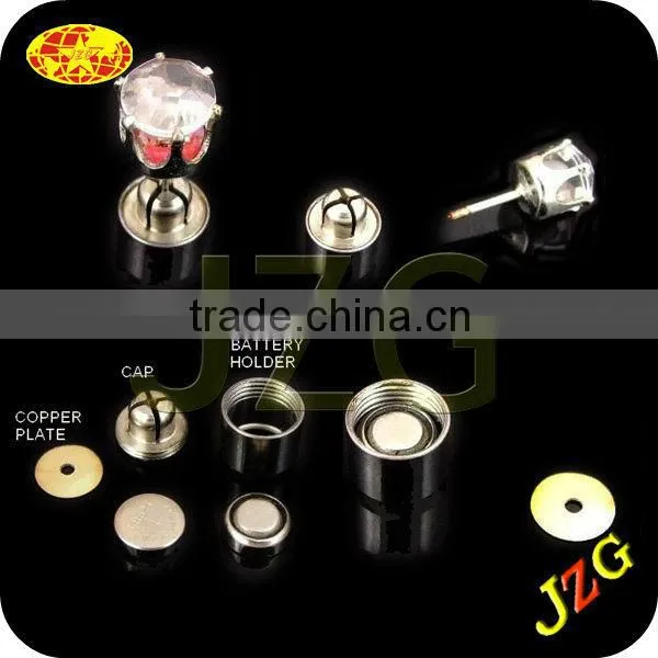 China factory wholesale New products Led fashion blinking colorful diamond earring