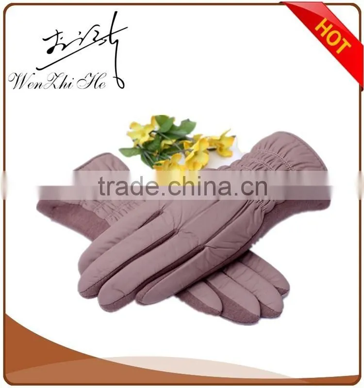 popular blue soft warm fashion winter mitten gloves producer