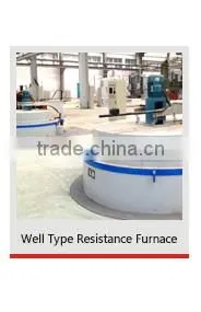 Large loading capacity heat treatment industrial furnace