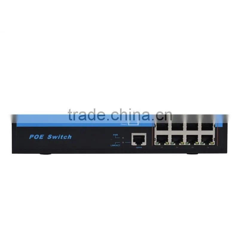 OEM 9 port passive Vlan POE Network Switch