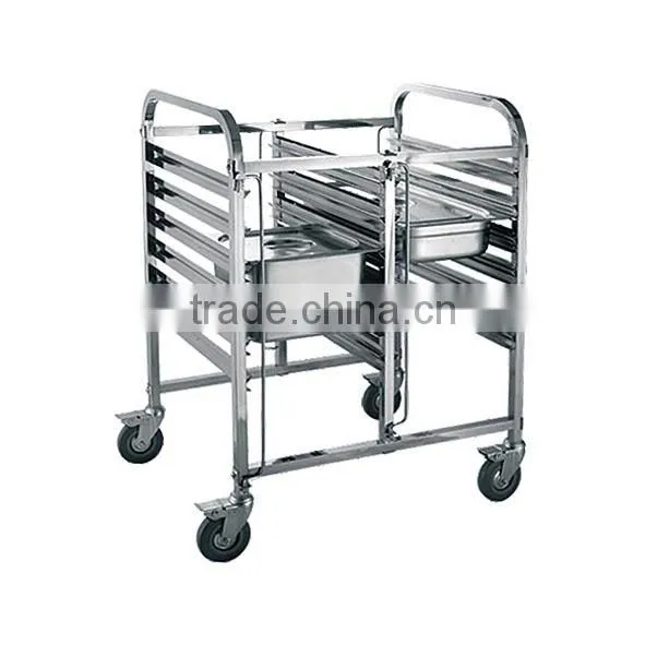European version Stainless Steel Three layers Dining Cart