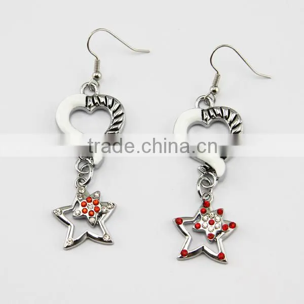 fashion high quality memory love earrings girl drop earings women gifts charms pendant earrings jewellry