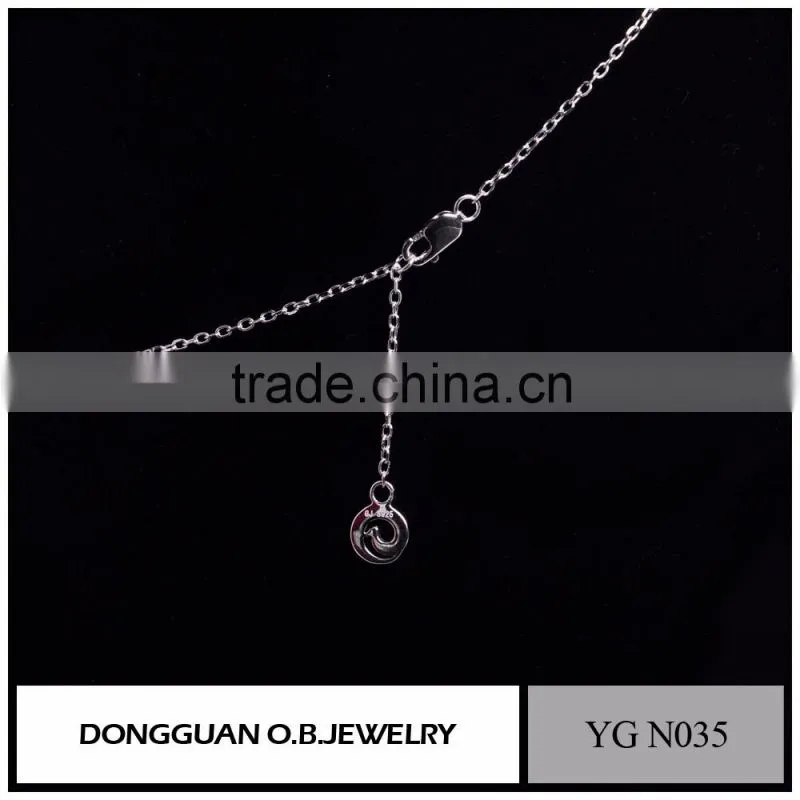 925 Sterling Silver Bird Shaped Charm Pendant Necklace Wholesale