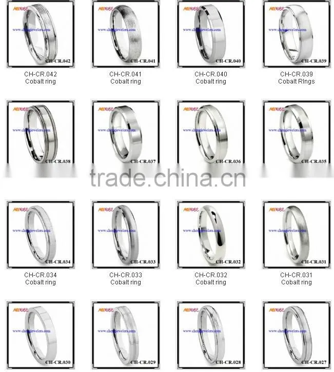 High grade hot sale nice cobalt mens engagement rings,wedding bands mens,custom rings