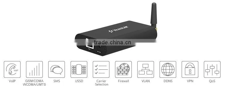 Yeastar TG100 Asterisk VoIP GSM Gateway with 1 GSM Port