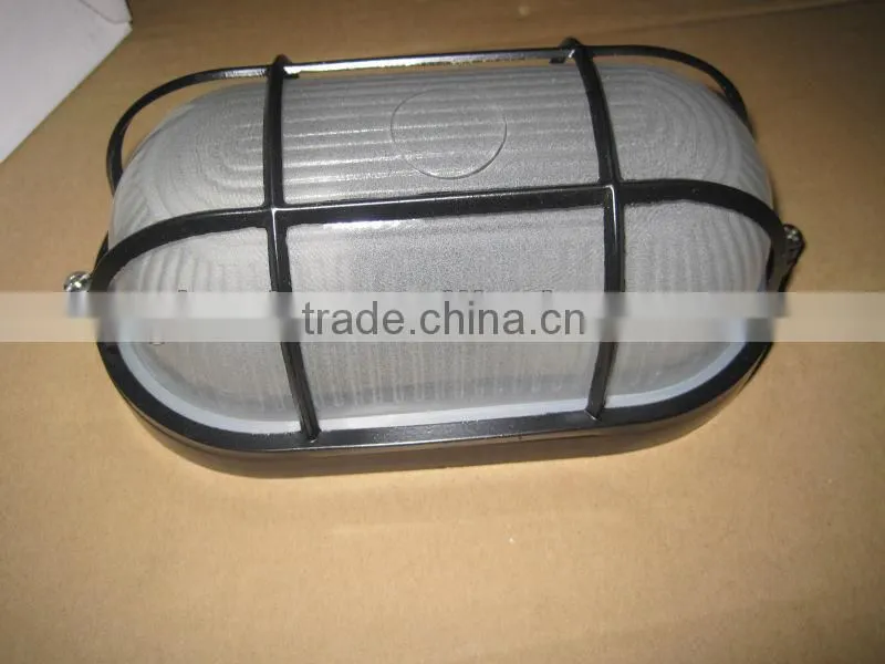 100W BLACK water proof indoor Bulkhead light fixture