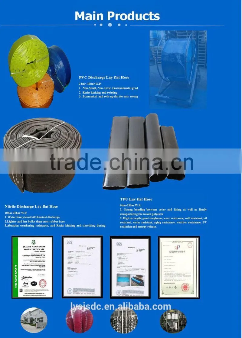 Manure drag hose TPU material drag hose for UK market