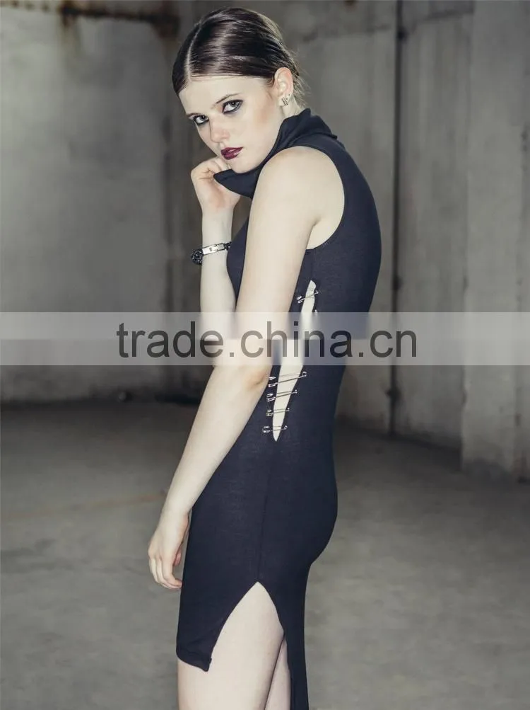 Devil fashion 2015 latest punk dresses cotton pin SKT001