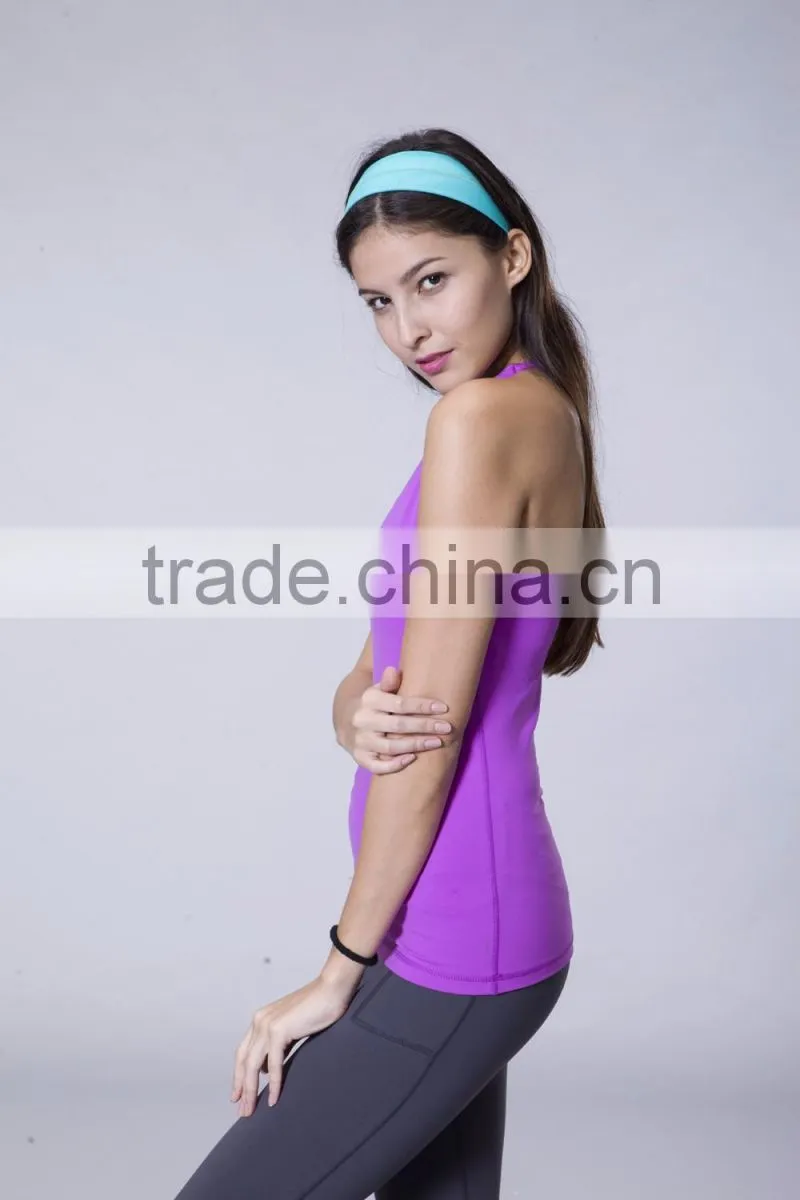 Private Label Custom Design Sexy Ladies Workout Tops Active Tank Tops