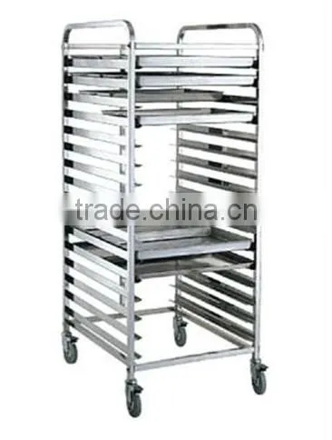 Stainless Steel Free-standing Commerical Toast Bread Pan Rack For Restaurant GR-709