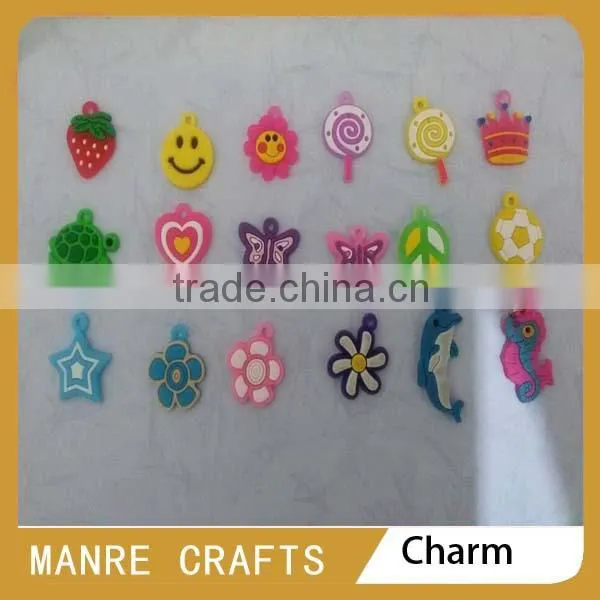 Soft pvc charm for shoes, factory price charm