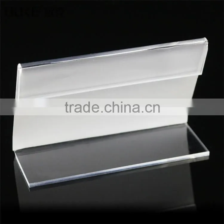 tabletop fashionable clear acrylic label holders