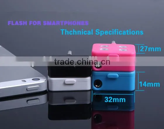 Mobile Phone Selfie LED Flash Lighting Fill-in Light For IOS Android WP, 2015 New Arrival