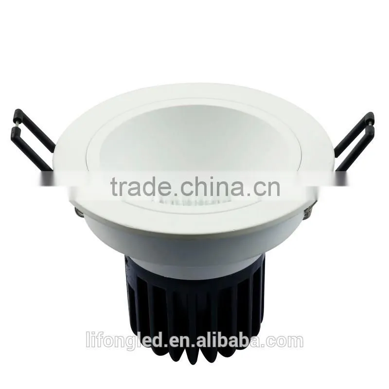 China supplier aluminum with anti glare led downlight dimmable with 3 years warranty