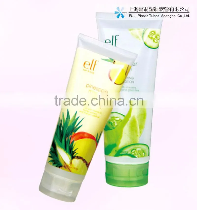 Empty tube for cosmetic usage and packaging for facial cleanser