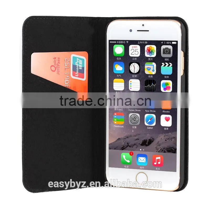 Hot Product OEM For Iphone 6 Luxury Real Leather Case