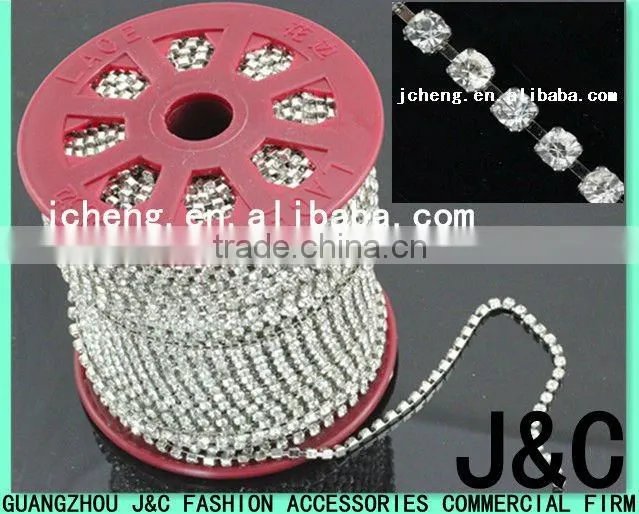 nickel strass cup chain accessories