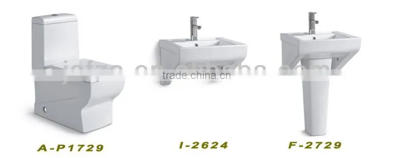 B19 Single hole elegant rectangular basin, hand washing basin