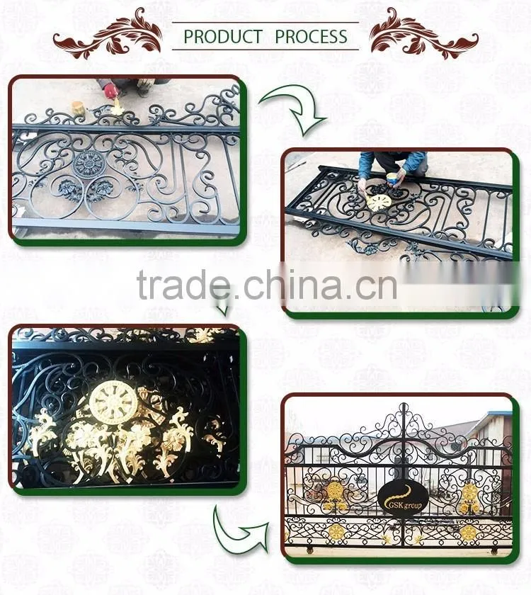 High quality steel decorative stair railings design for sale