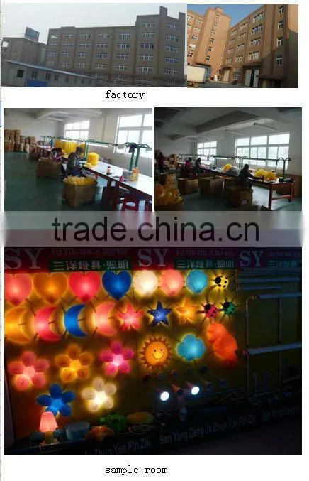 laughing shape Wall craft lamp for indoor decorative