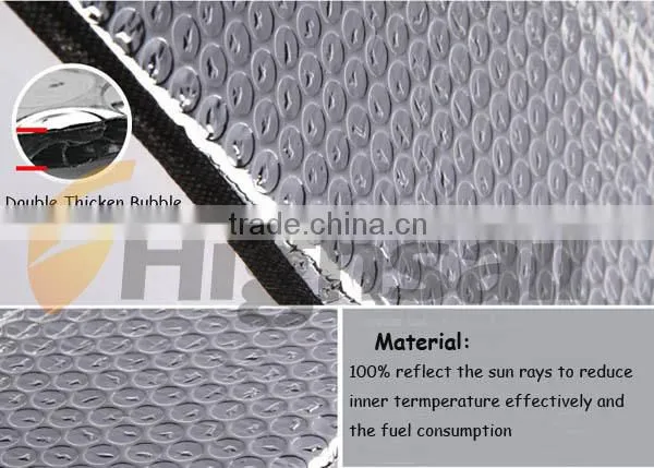 front folding auto sunshade