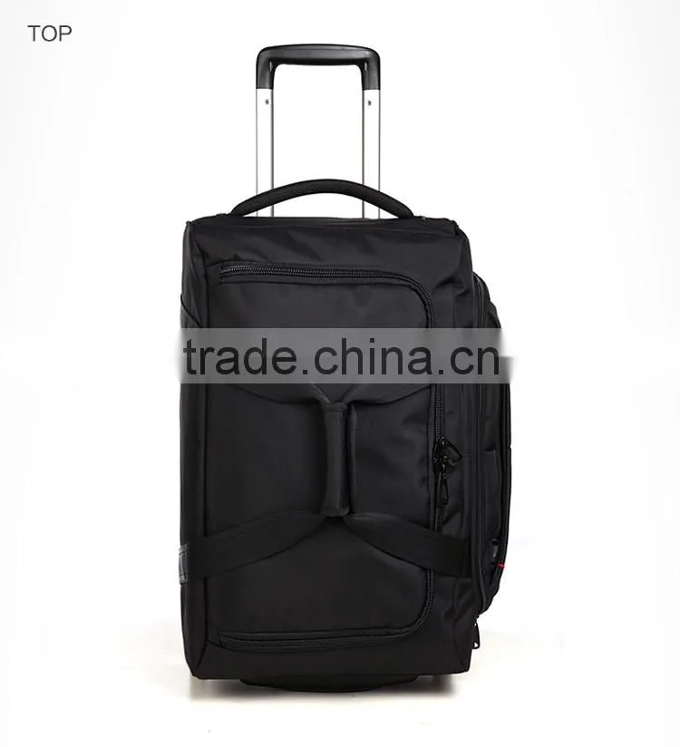2016 New luggage bag with two wheels trolley travelling bag carry bag