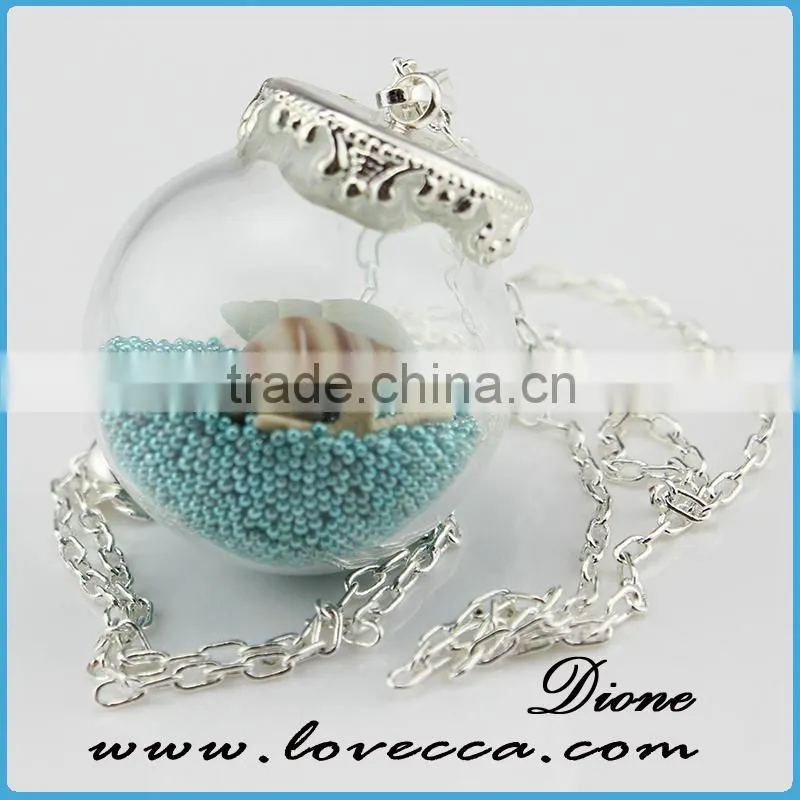 New hot christmas fashion jewlery glass pendant for party