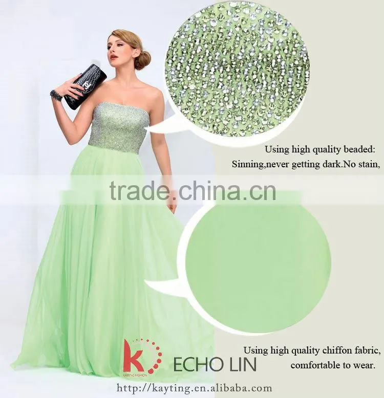 2014 Latest design off-shoulder elegant full figure evening dresses