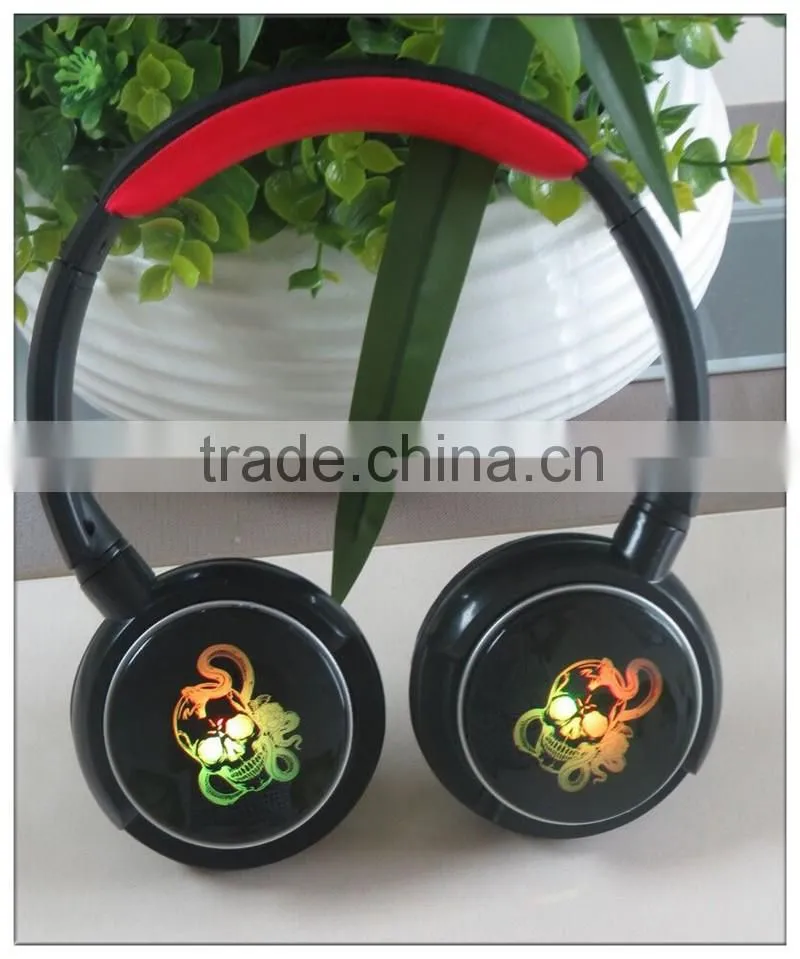 Various color flash light wireless bluetooth earphone( OS-YS9901)
