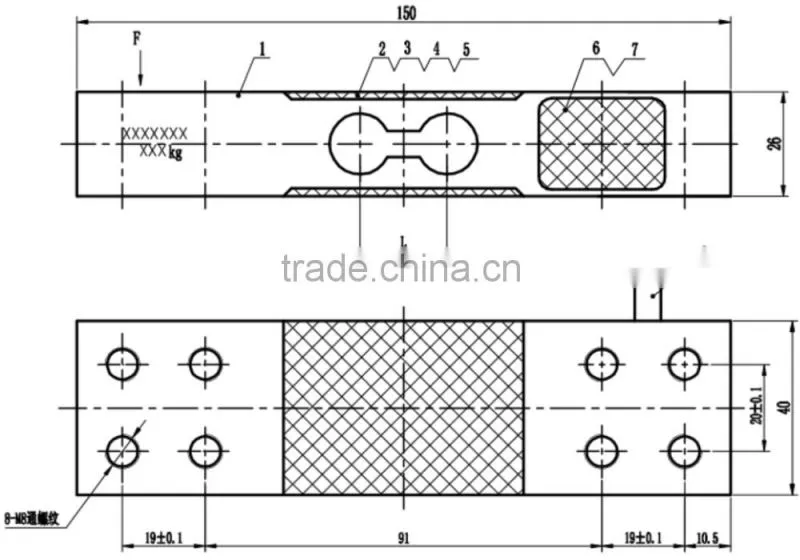 pricing scale load cell, platform scale load cell