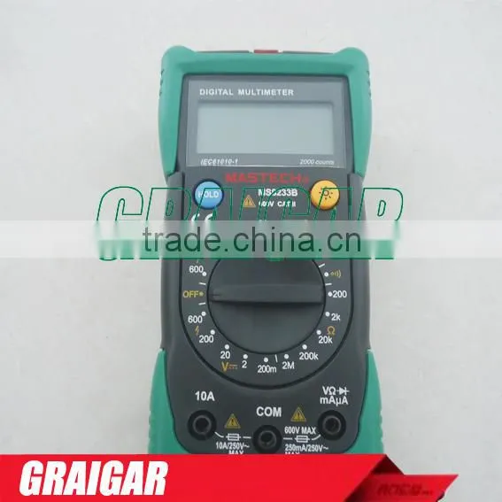 Mastech MS8233B Digital Multimeter AC Voltage Detector