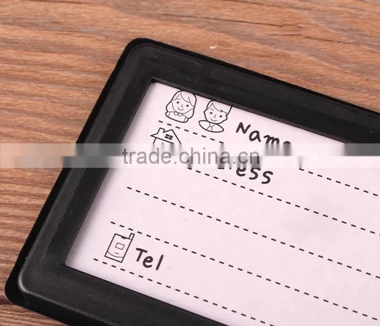 2015 new PVC soft luggage tag