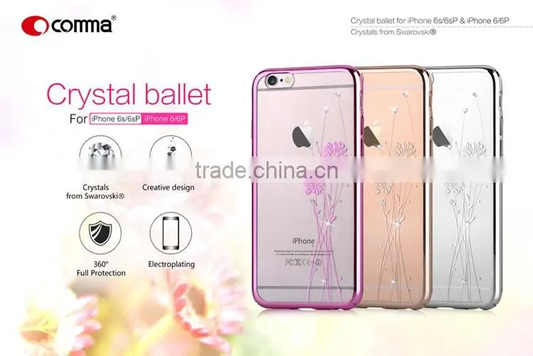 Mobile Phone Bling Crystal Diamonds Shell For iPhone 6 6S Plus