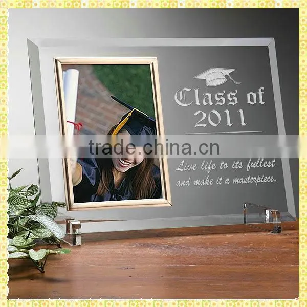 Handcrafted Wedding Gifts Glass Photo Frame For Married Keepsake