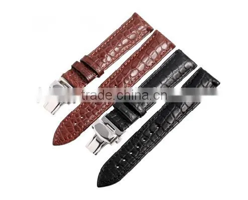 Luxury 100 % Alligator Handmade Leather Watch Strap for iWatch