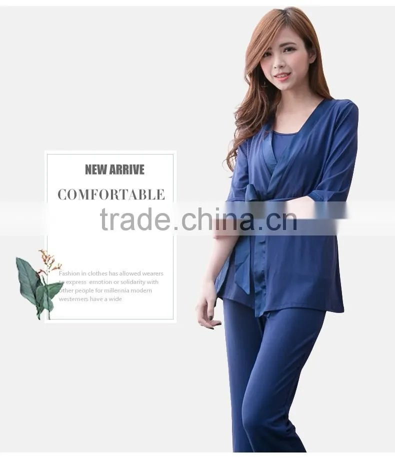 Comfortable three-piece suit Nursing nightgown for Pregnant Women
