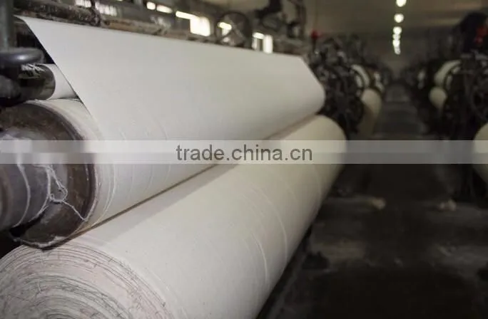 white plain cotton canvas fabric
