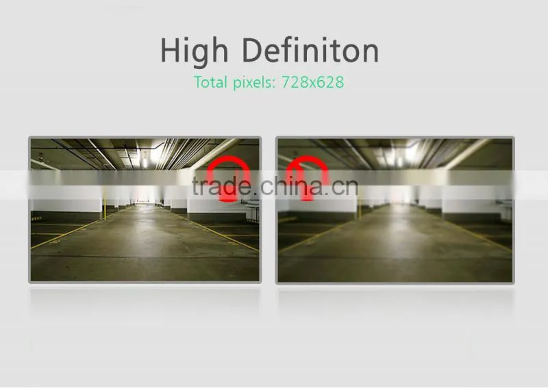 420 TV lines reverse car camera
