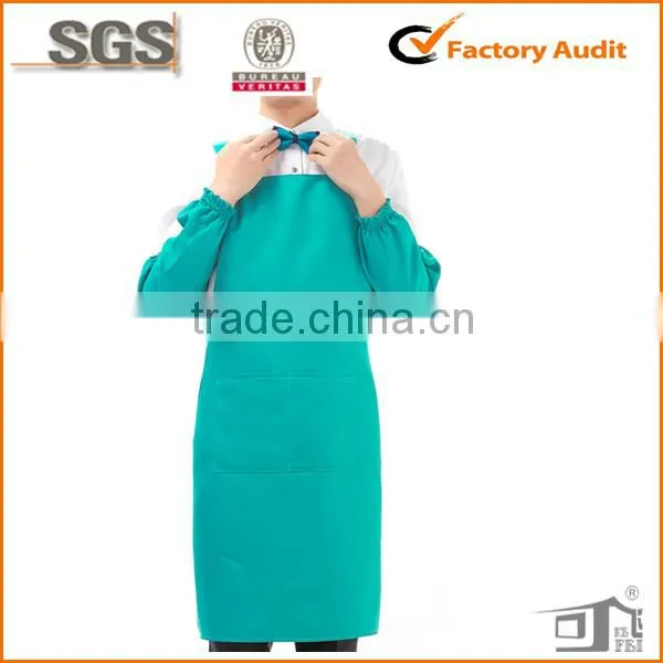 polycotton blank cafe uniform with front pocket wholesale