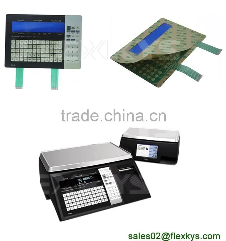 Digital scale poly dome membrane switches