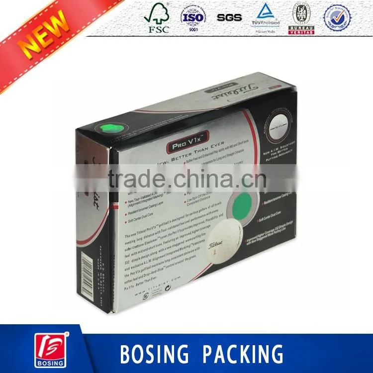 Golf ball packaging box/Sports accessories packaging box