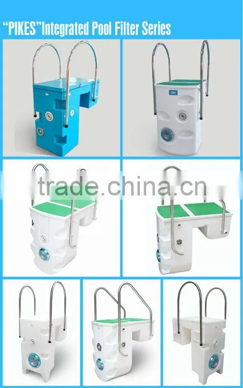 Auto-clean smart integrated swimming pool filter system