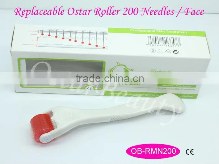 Derma roller needles auto mts dermaroller wrinkle eraser --(Replaceable Derma Roller )