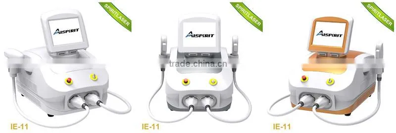 IE-11 Spiritlaser high energy ipl shr hair removal machine laser nd yag q-switched