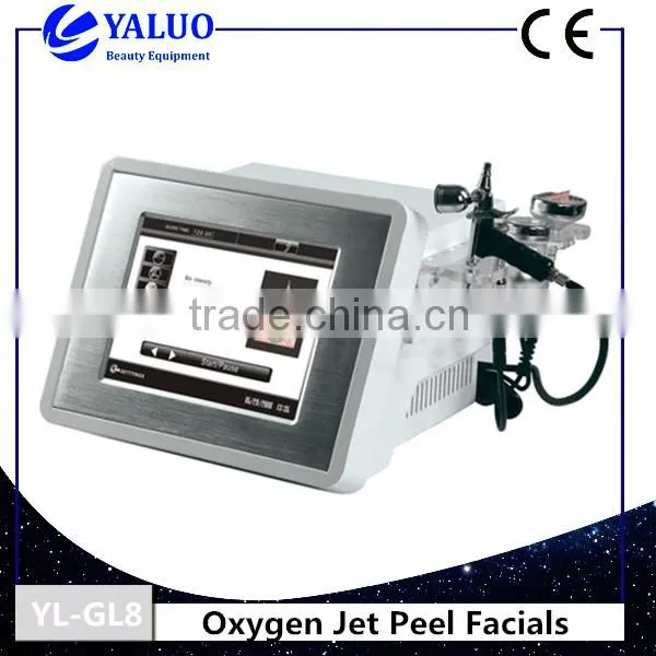 YALO 2016 Hot Sale photon light skin whitening oxygen jet peel machine