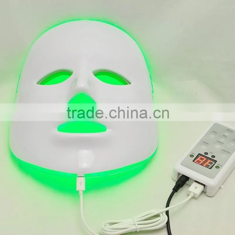 home use led facial mask PDT phototherapy system for skin rejuvenation spot removal